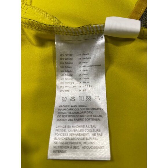 Little Donkey Andy Mens Olive Yellow Vest M Windproof Water Resistant Full Zip - Picture 13 of 15